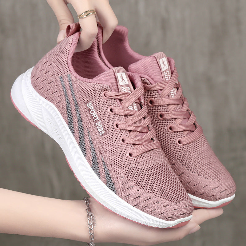 Women's Breathable Knit Sneakers with Lightweight Comfort