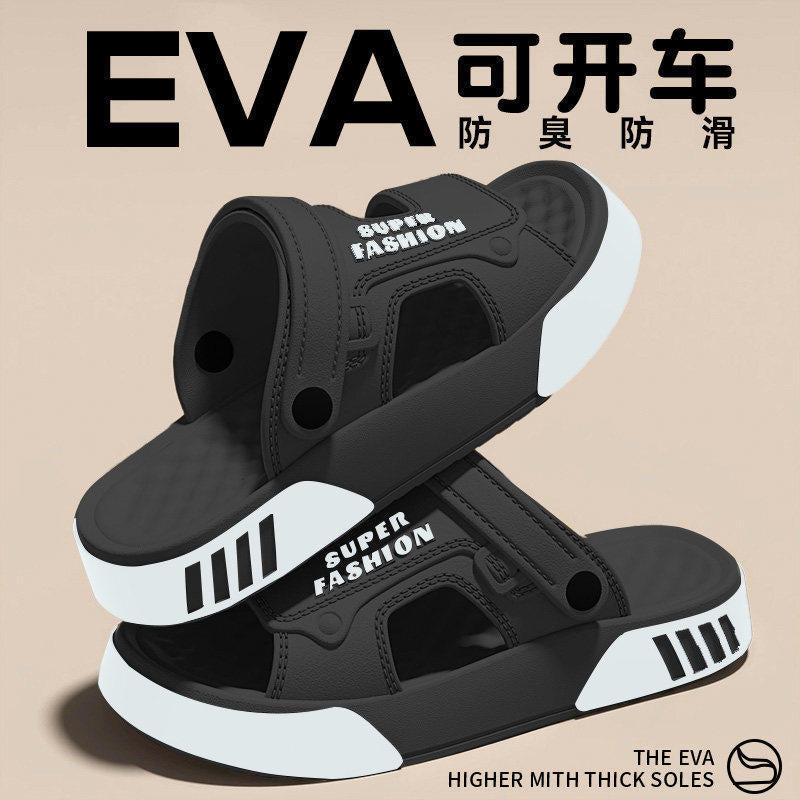 Men's Driving Sandals with Non-Slip Wear-Resistant Sole