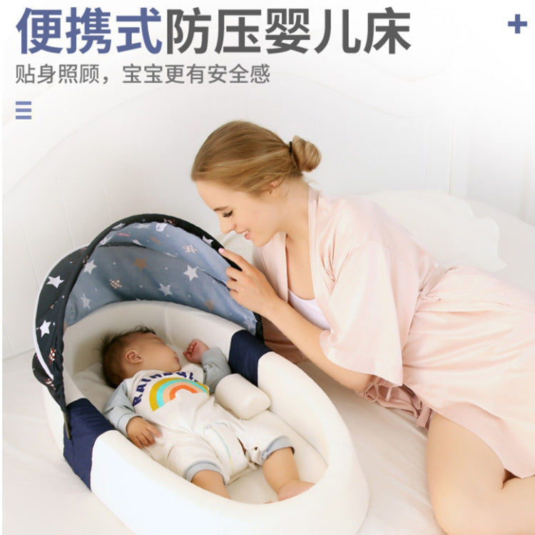 Foldable Portable Infant Co-Sleeper Bed
