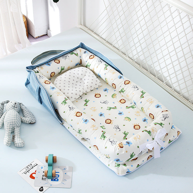 Foldable Travel Tote Newborn Bionic Co-Sleeper Bed