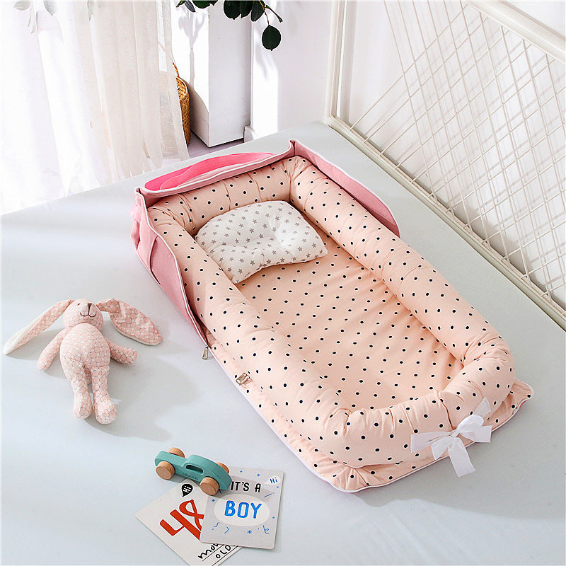 Foldable Travel Tote Newborn Bionic Co-Sleeper Bed