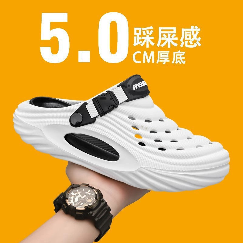 Men's Thick Sole Breathable Outdoor Sandals with Non-Slip Sole