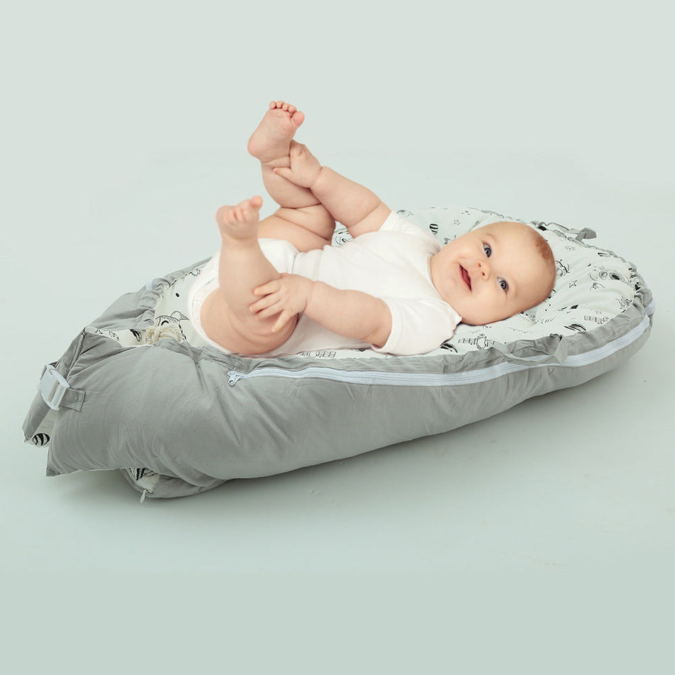 INS Style Pure Cotton Newborn Bionic Co-Sleeper Bed