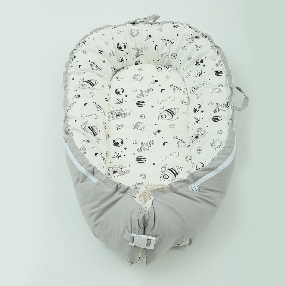 INS Style Pure Cotton Newborn Bionic Co-Sleeper Bed
