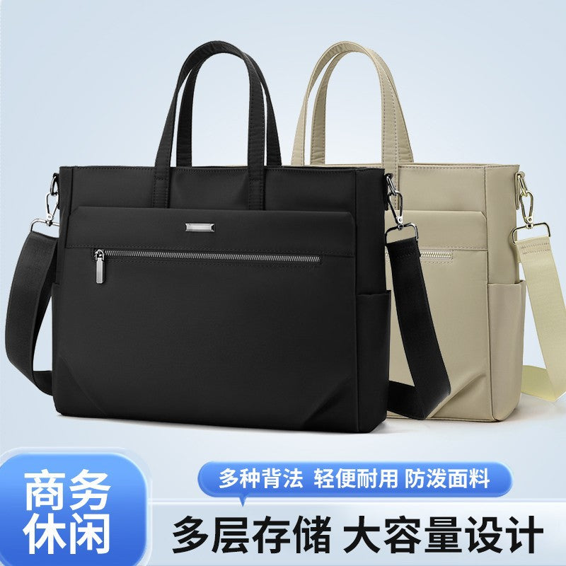 Men's Lightweight Laptop Briefcase with Large Capacity Storage