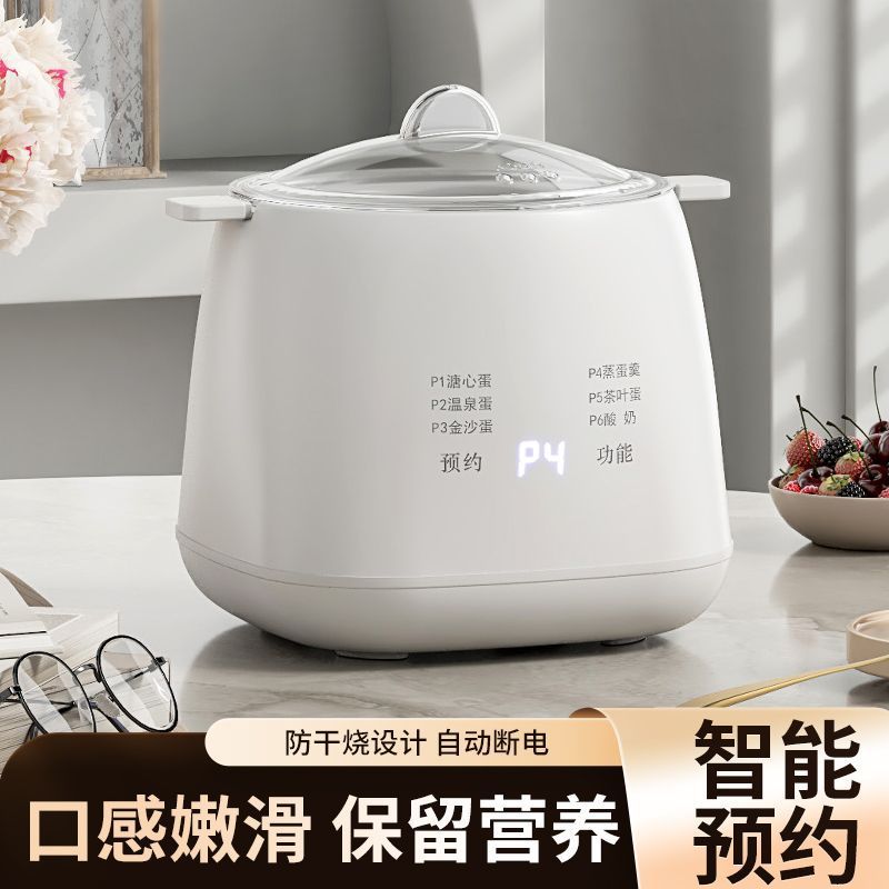 Smart Reservation Egg Steamer, Multi-Functional Mini