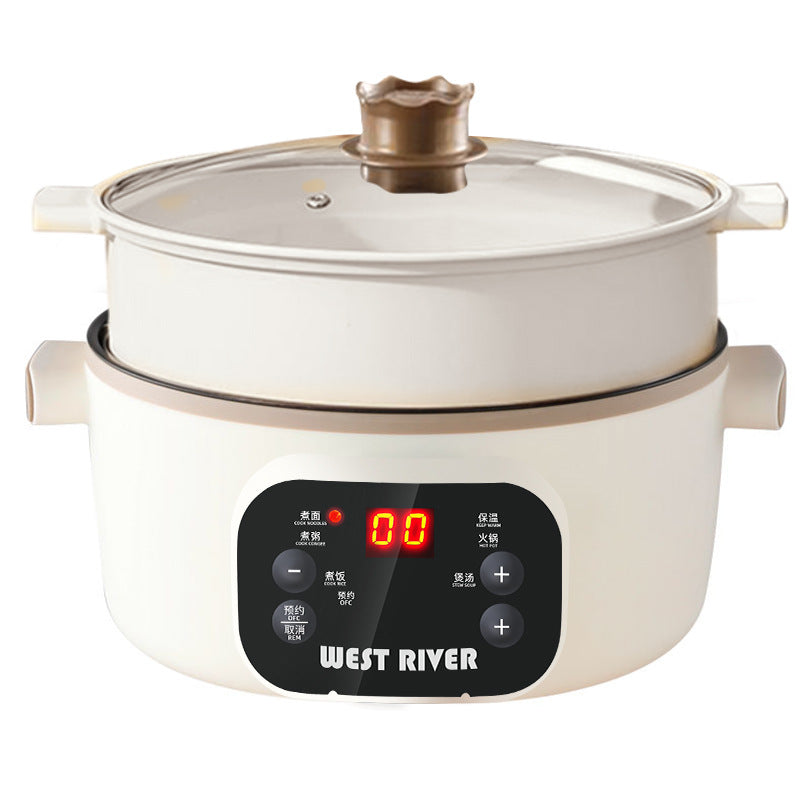 Smart Multi-Functional Electric Wok, Non-Stick Design