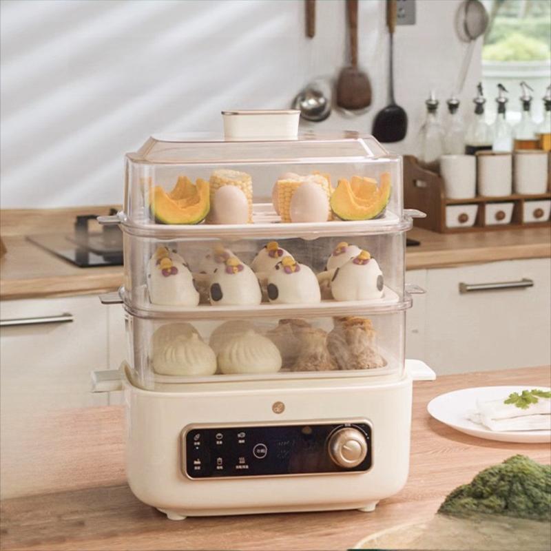Smart Multi-Layer Electric Steamer, 304 Stainless Steel