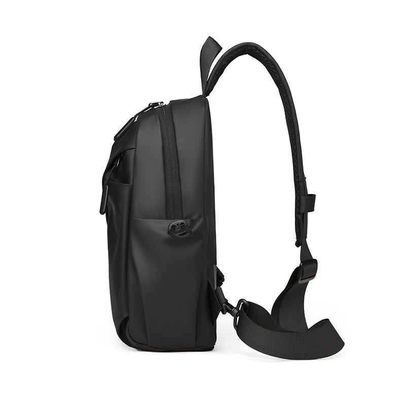 Men's Large Capacity Chest Bag with Casual Sports Shoulder Design