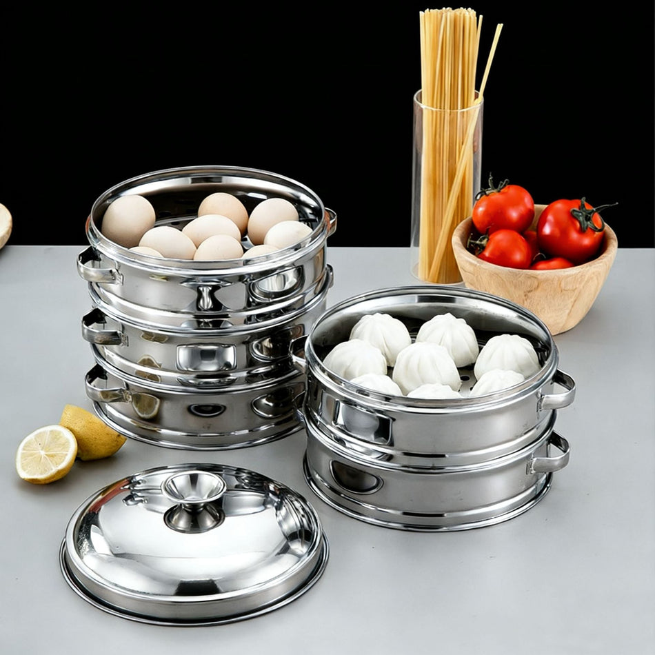 Stainless Steel Multi-Size Steamer Basket, Non-Magnetic