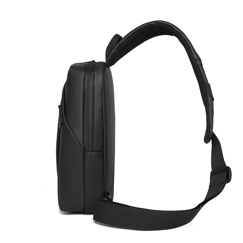 Men's Large Capacity Sports Chest Bag with Casual Crossbody Style