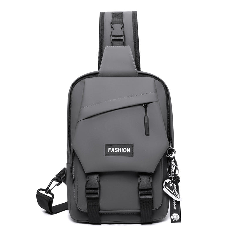Men's Large Capacity Travel Chest Bag with Versatile Crossbody