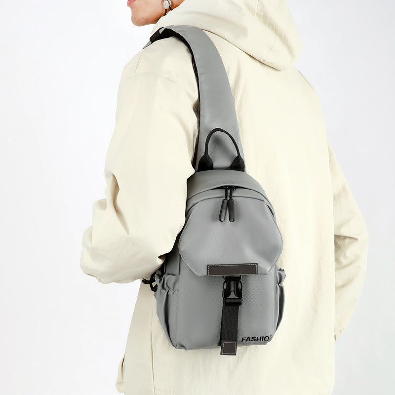 Men's Lightweight Chest Bag with Large Capacity Crossbody Design