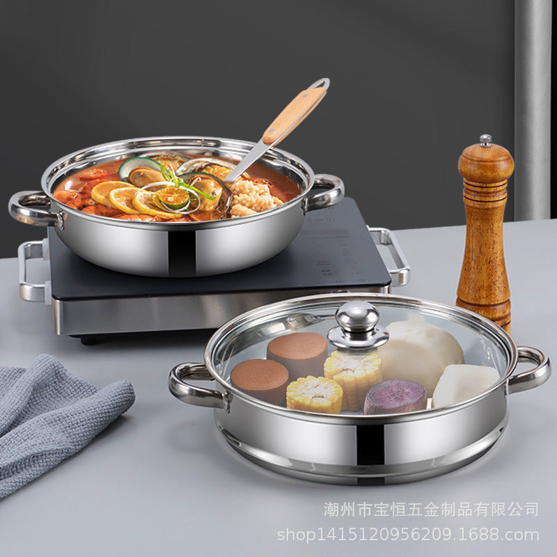 304 Stainless Steel Three-Layer Food-Grade Steamer