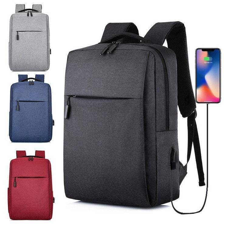 Student Backpack with USB Charging Business Computer Bag Design