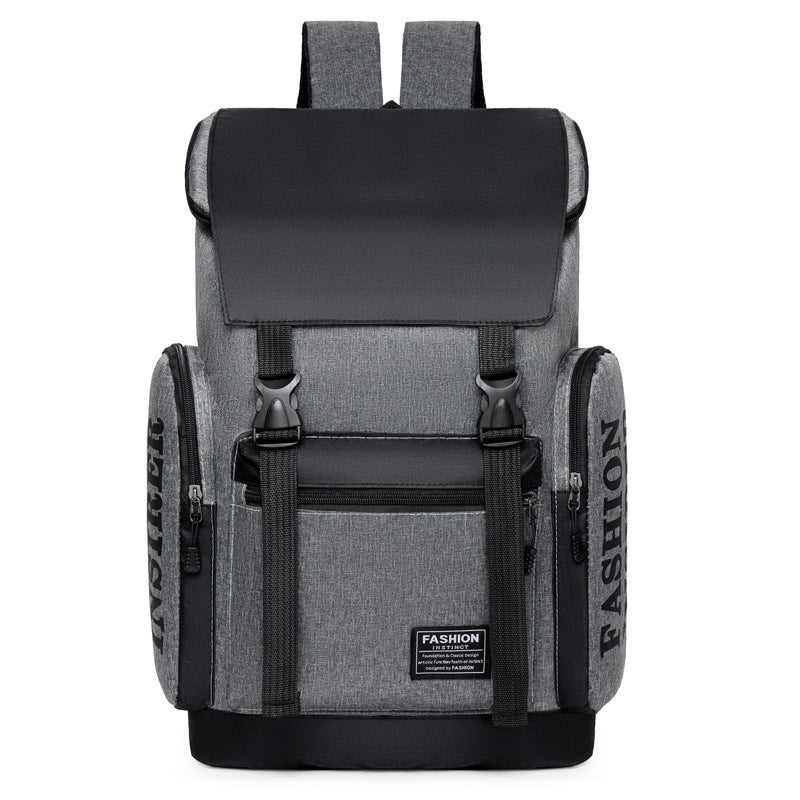 Men's Large Capacity Backpack with Multi-Functional Travel Design