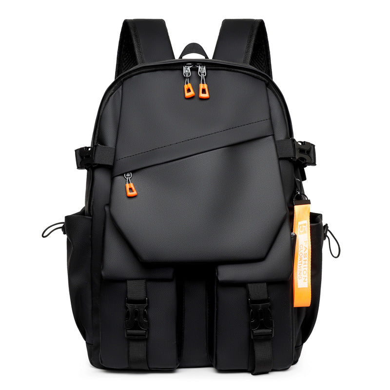 Large Capacity Nylon Student Backpack with Computer Storage