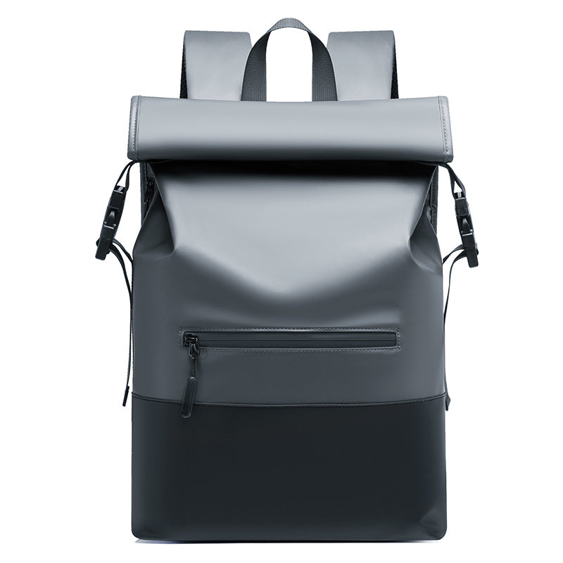 Large Capacity Roll Top Travel Backpack with Computer Storage