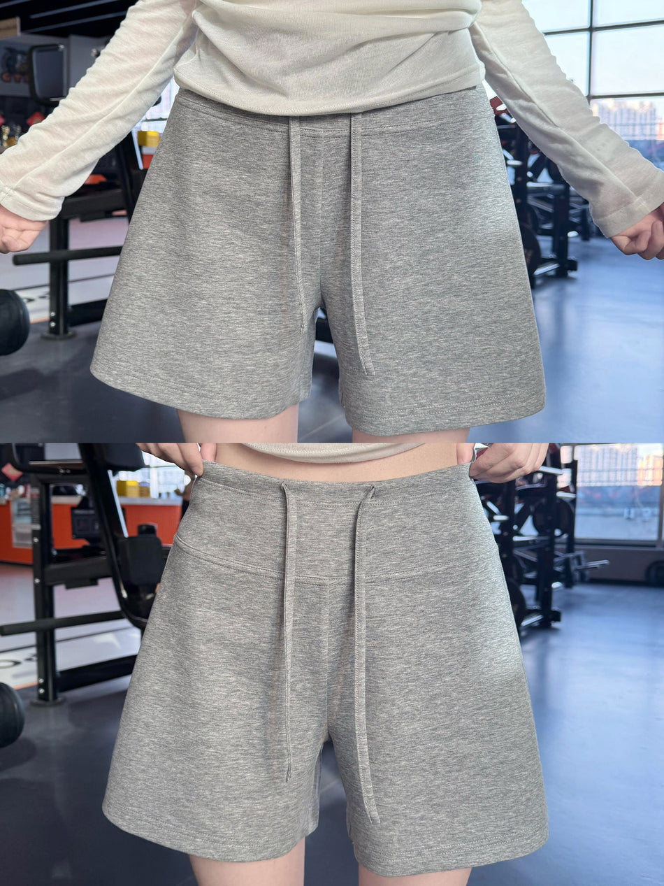 Women's High-Waist Loose Fit Sports Shorts