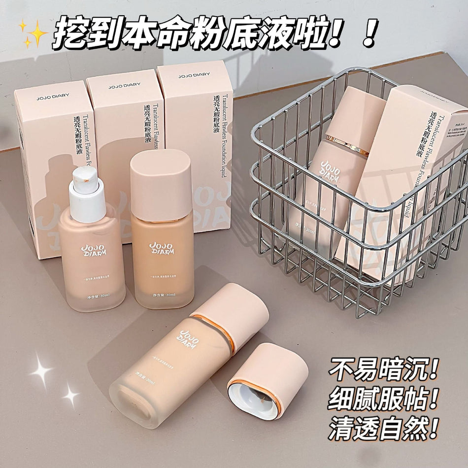 Flawless Liquid Foundation with Long-Lasting Finish