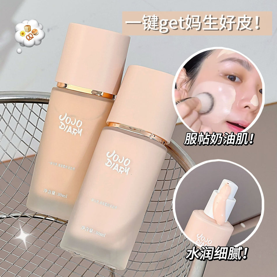 Flawless Liquid Foundation with Long-Lasting Finish