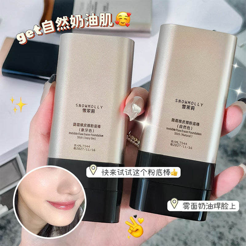 Snow Jasmine Double-Ended Foundation Stick with Concealer Brush