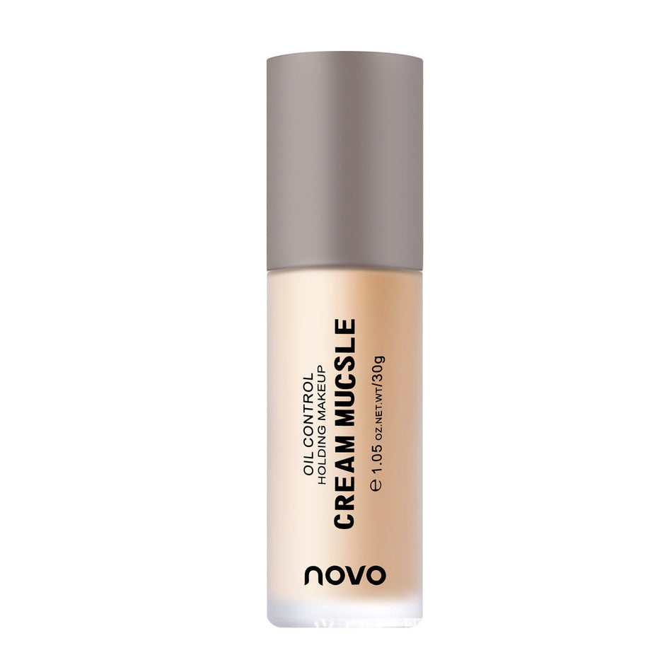 Novo Shimmer Cream Liquid Foundation 5378 with Long-Lasting Wear