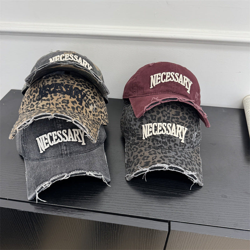 Women's Embroidered Baseball Cap Cotton Blend Adjustable Sun Hat