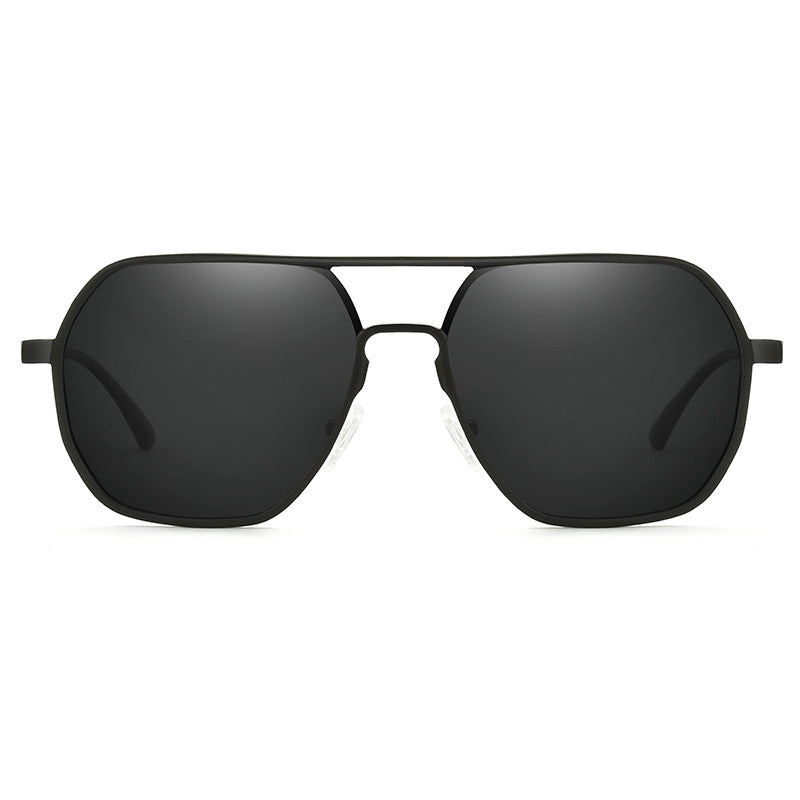 Aluminum-Magnesium Irregular Frame Sunglasses for Men