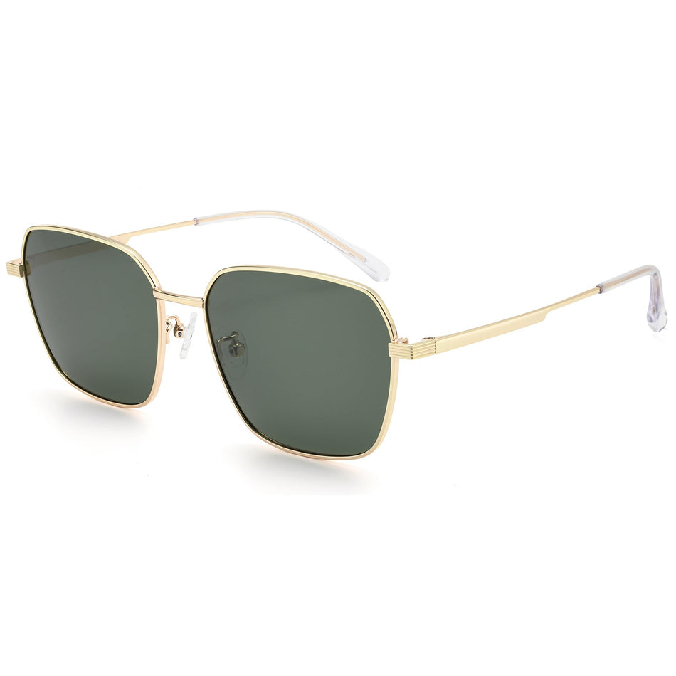 Square Polarized Sunglasses with UV Protection and RX