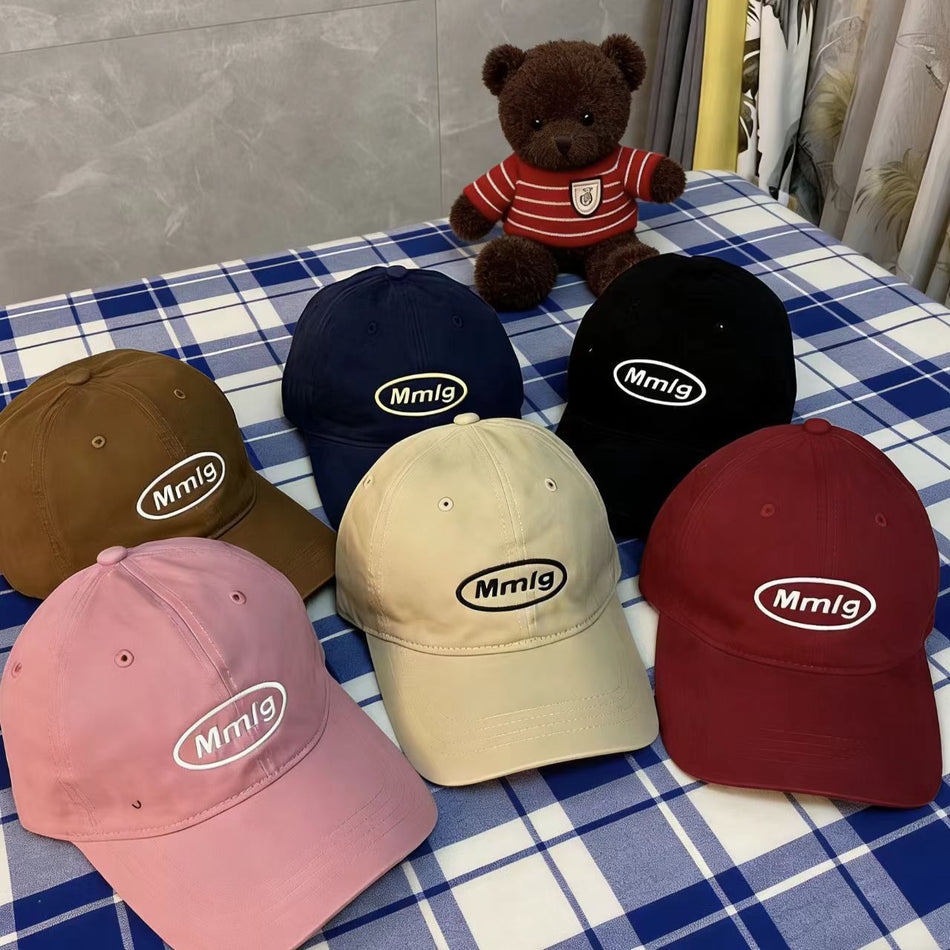 Women's Cotton Letter Embroidered Adjustable Baseball Cap
