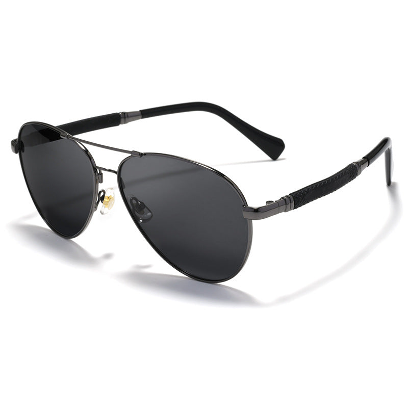 Baishifen Aviator Sunglasses with UV Protection Memory Frame