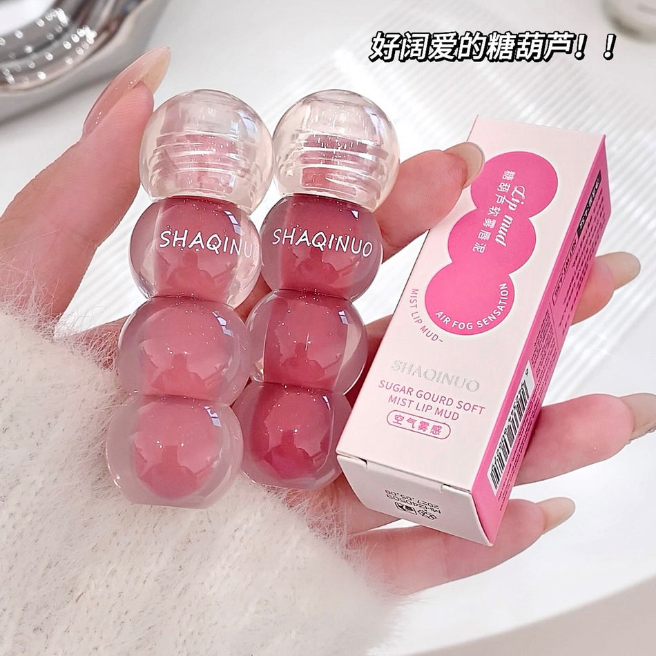 SHAQINUO Sugar Gourd Soft Mist Matte Lip Mud Velvet Finish