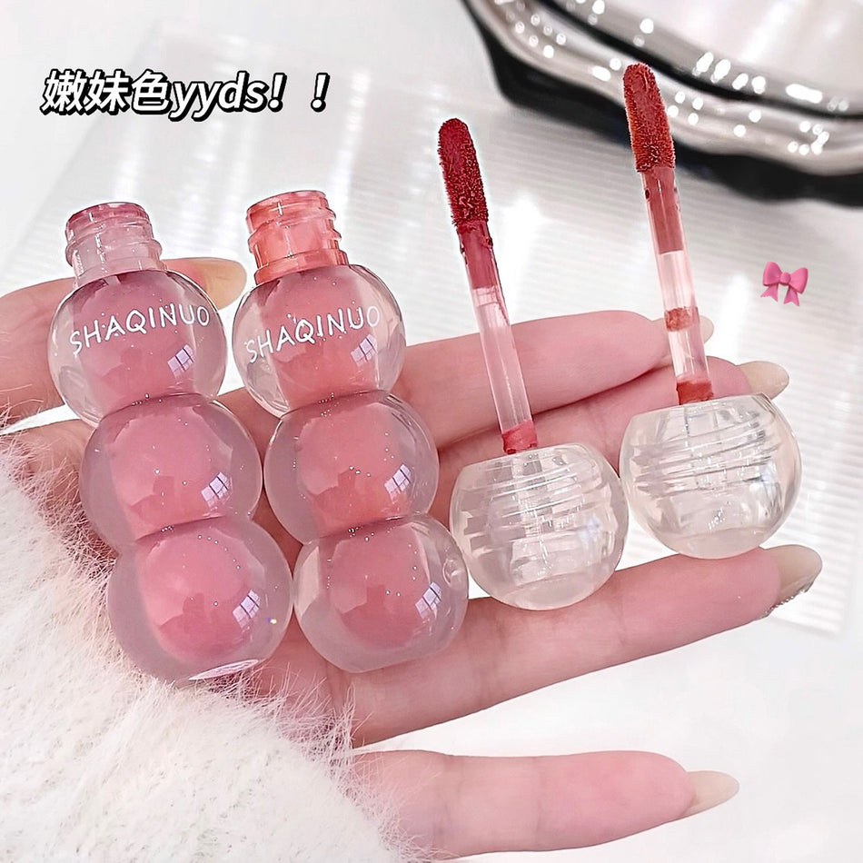 SHAQINUO Sugar Gourd Soft Mist Matte Lip Mud Velvet Finish
