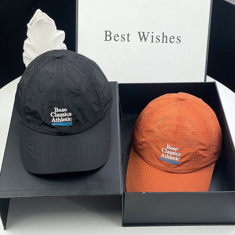 Unisex Quick Dry Wide Brim Embroidered Baseball Cap