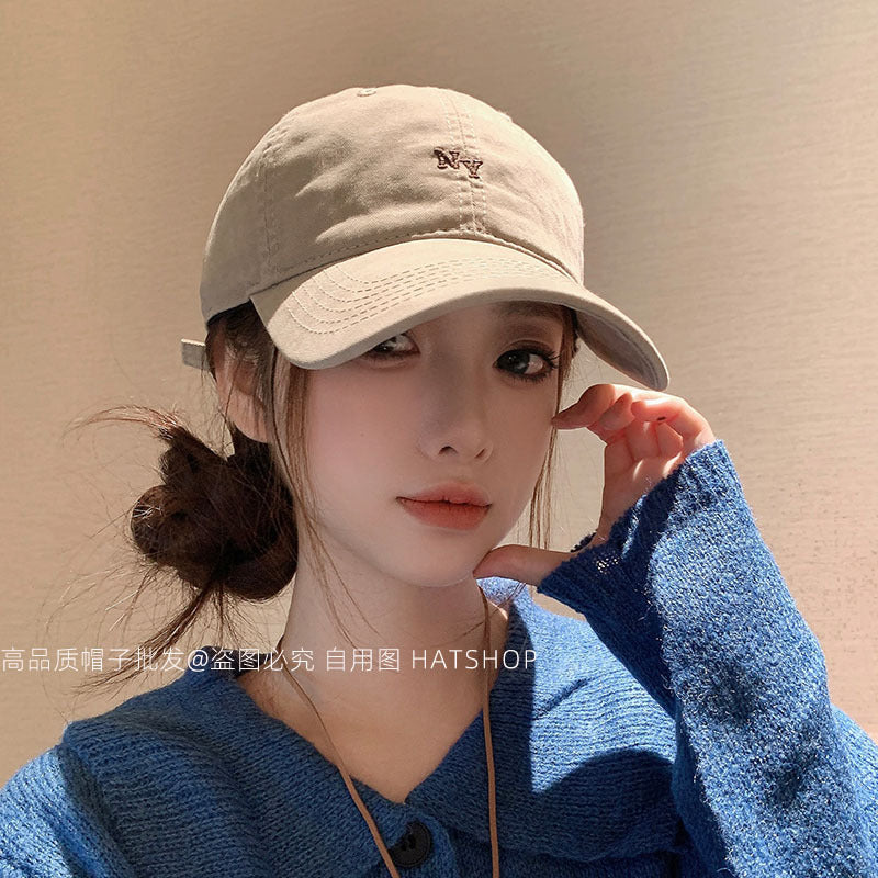 Unisex Cotton Wide Brim Baseball Cap for Large Head Sizes