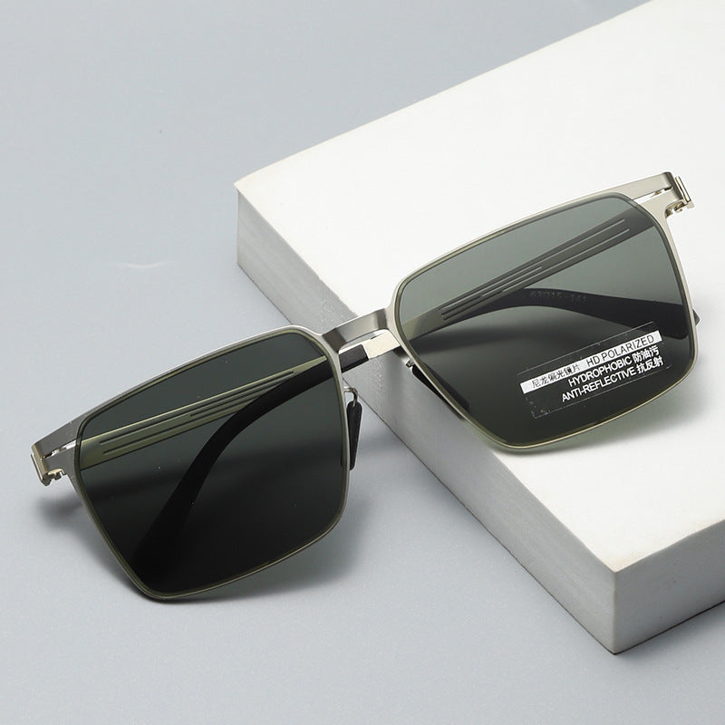 Men's Nylon Polarized Aviator Sunglasses with UV Protection