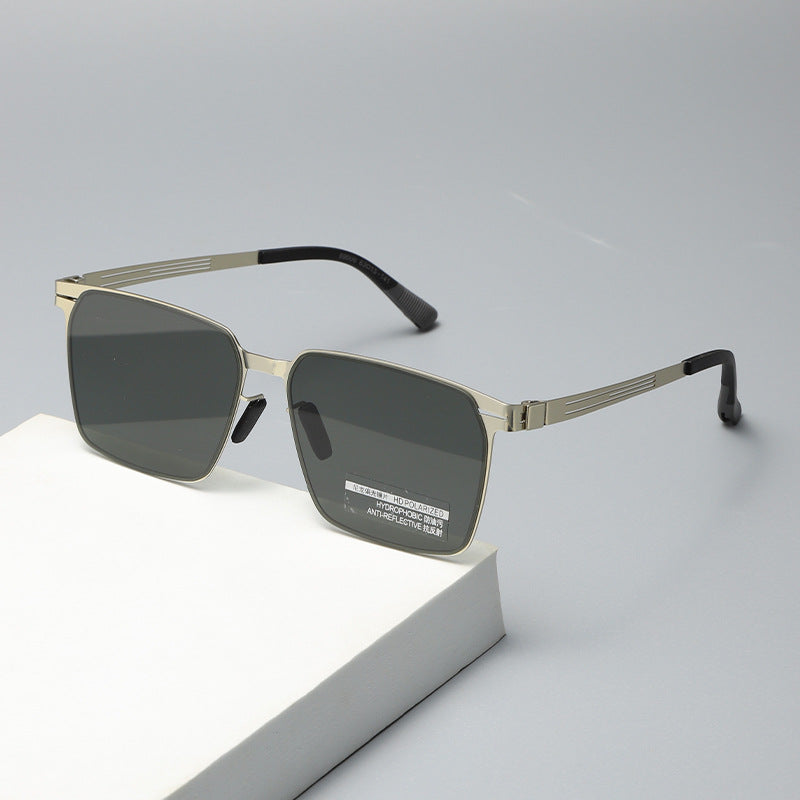 Men's Nylon Polarized Aviator Sunglasses with UV Protection