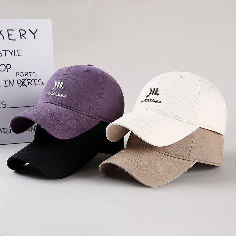Unisex Washed Cotton Embroidered Baseball Cap