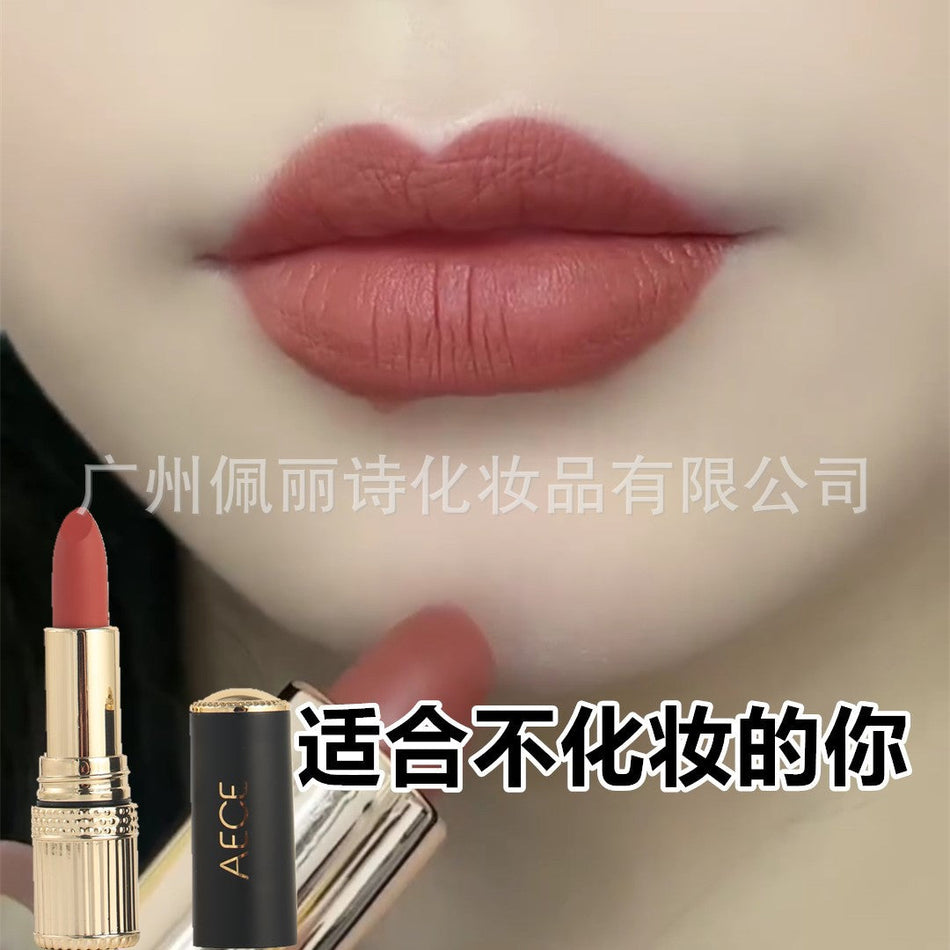 AECE Velvet Matte Lipstick Non-Stick Long-Lasting Lip Color