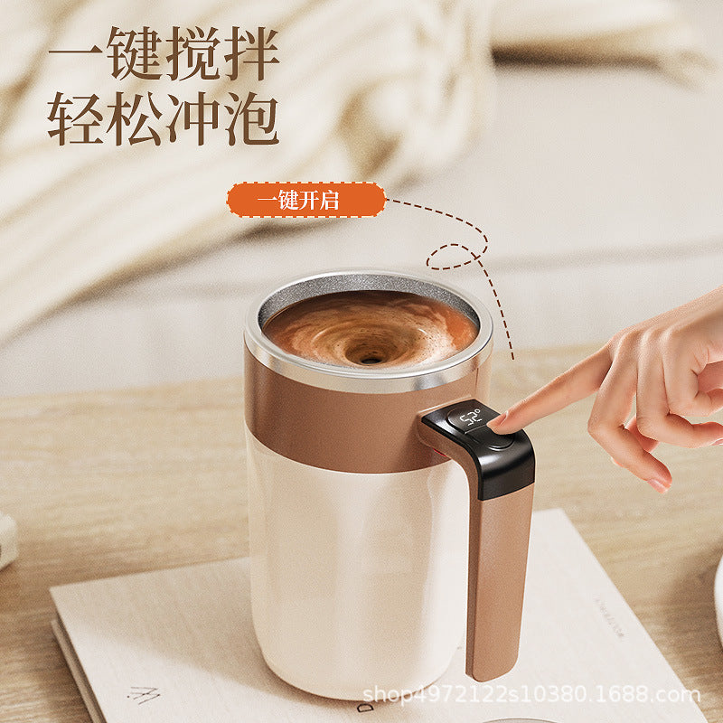 Smart Automatic Mixing Cup with Digital Temperature Display