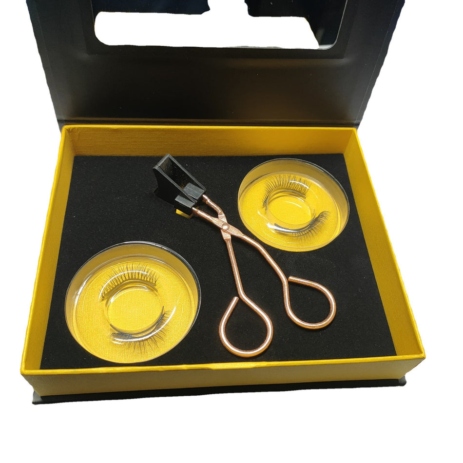 Handmade Glue-Free Magnetic False Eyelashes 2-Pair Set