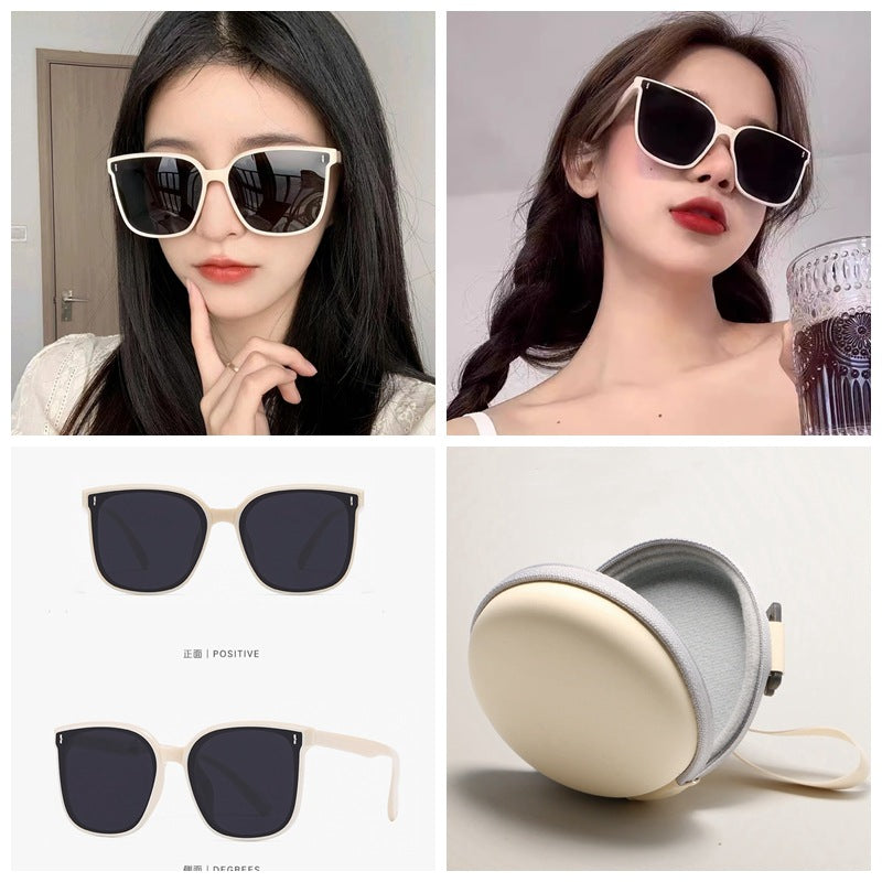 Polarized Folding Square Sunglasses with UV400 Protection