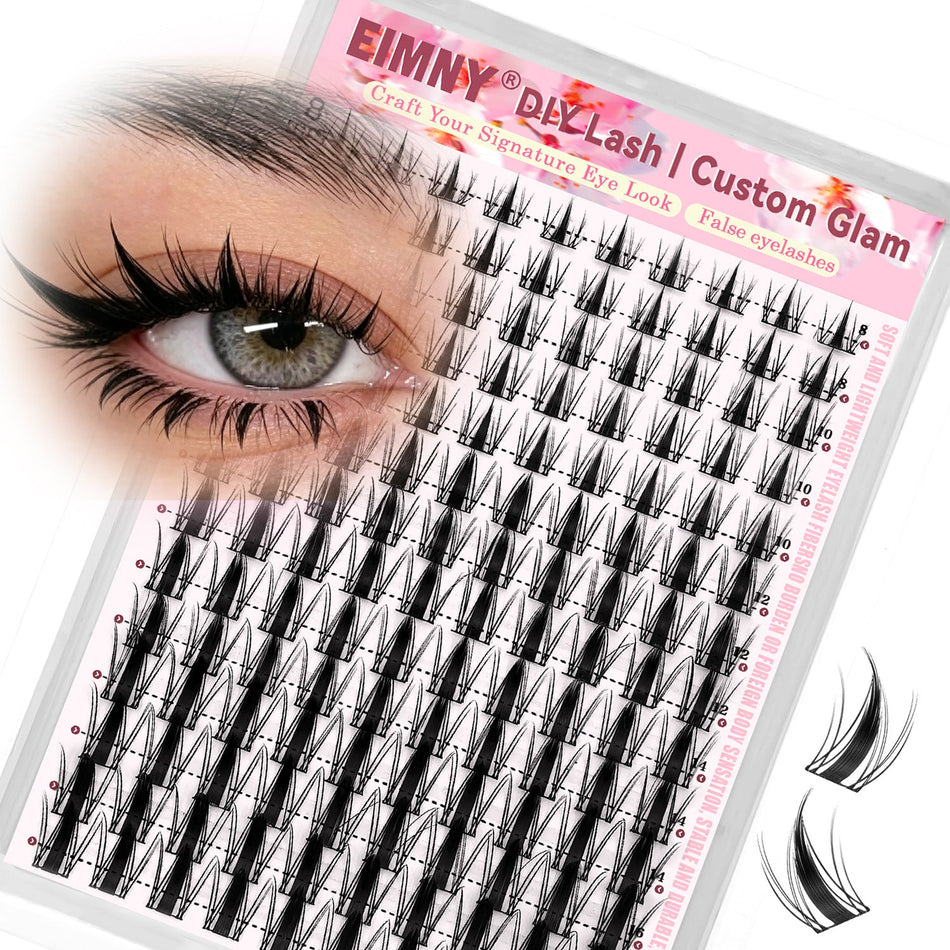 Little Wild Rabbit Cluster Eyelashes 140 Clusters 14-Row Set