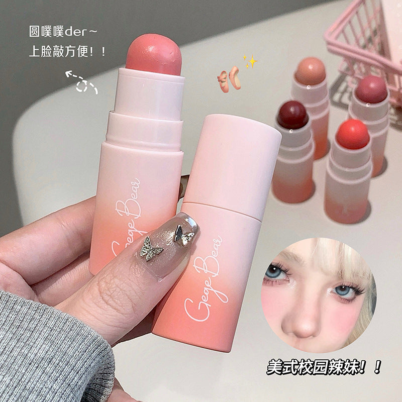Gege Bear Soft Matte Blush Stick Natural Low-Saturation Color