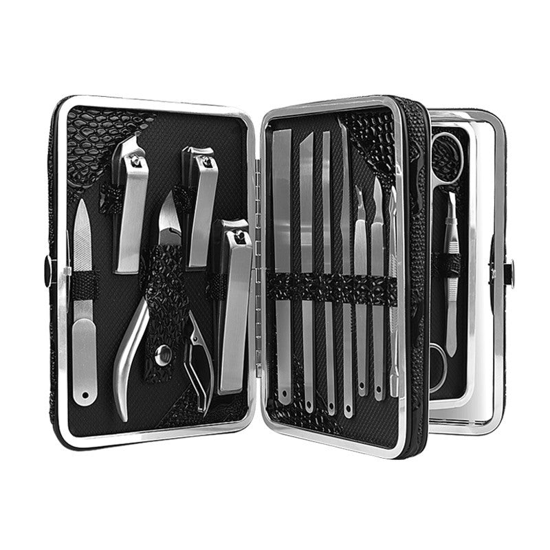 Stainless Steel 20-Piece Nail Clipper Manicure Tool Set