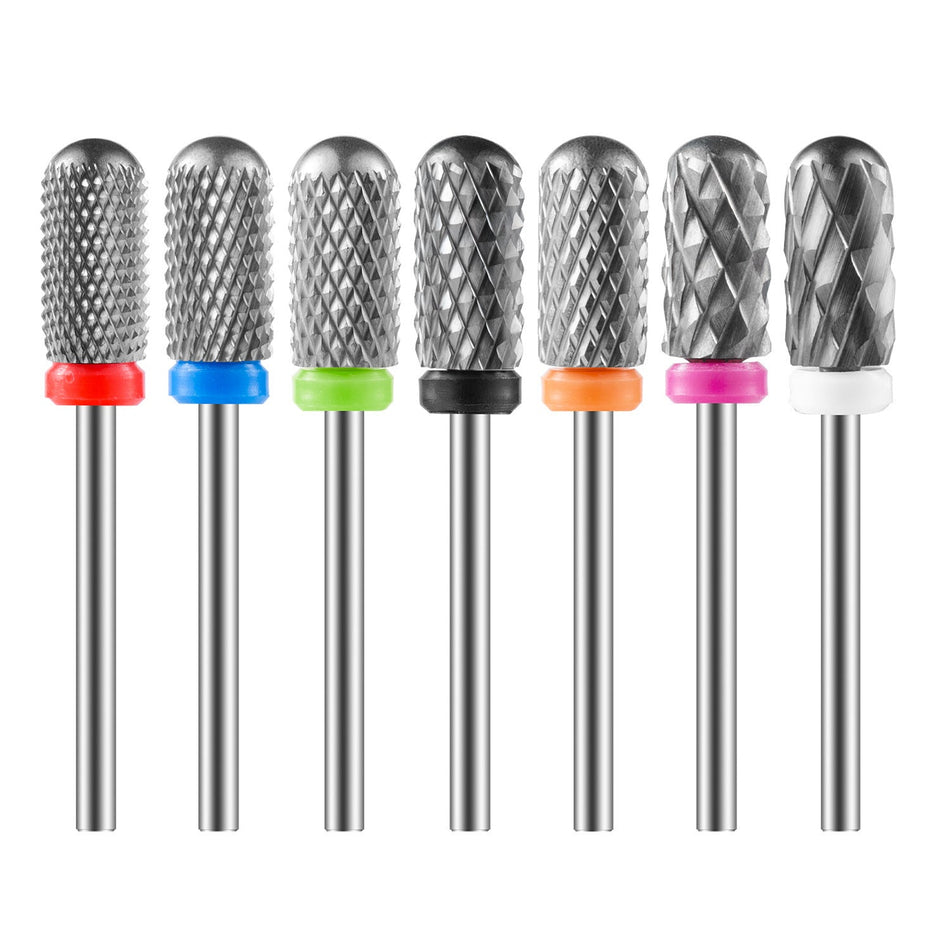 Tungsten Steel Nail Drill Bit Set for Nail Art and Cuticle Care