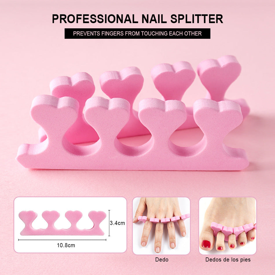 Complete Acrylic Nail Kit with Crystal Powder & 12 Glitter Colors