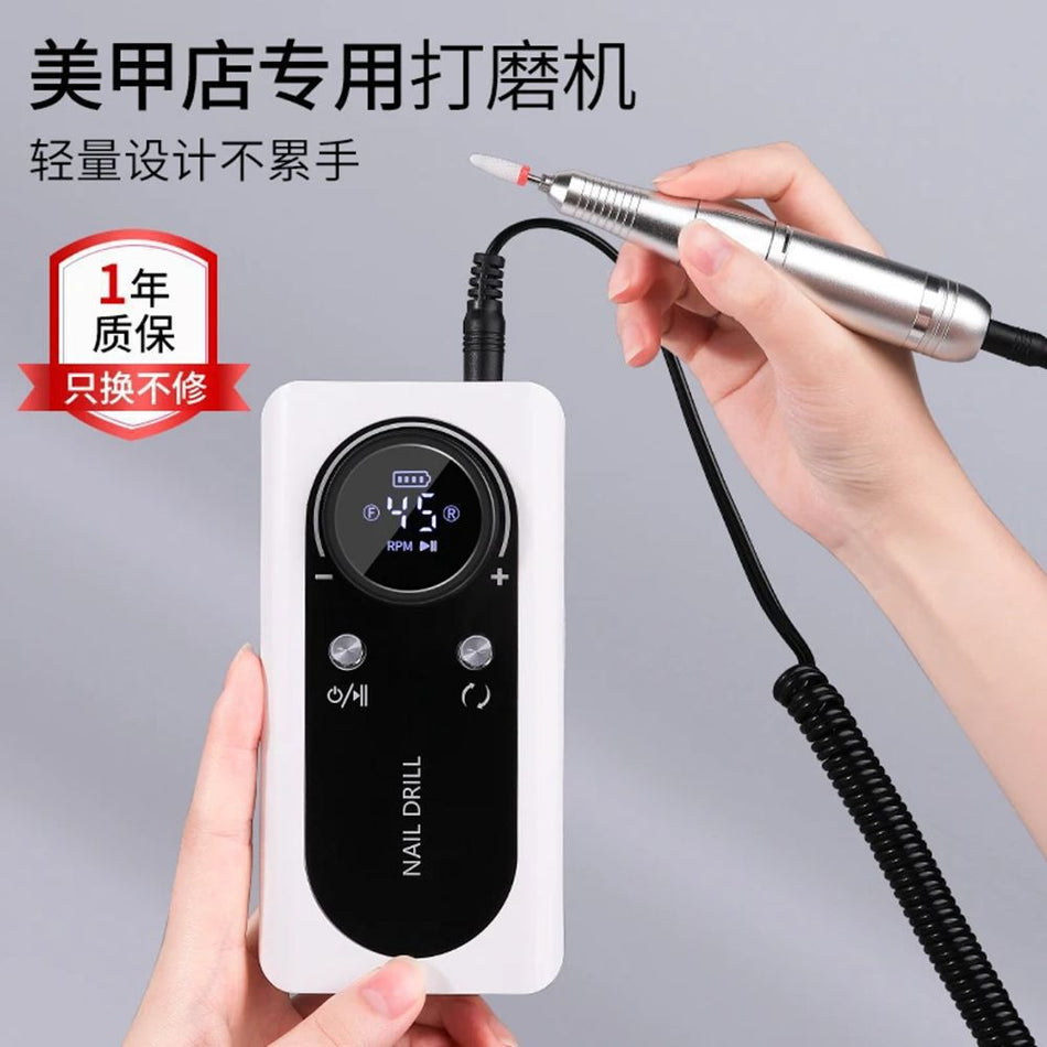 V2 Rechargeable 45,000 RPM Professional Electric Nail Drill