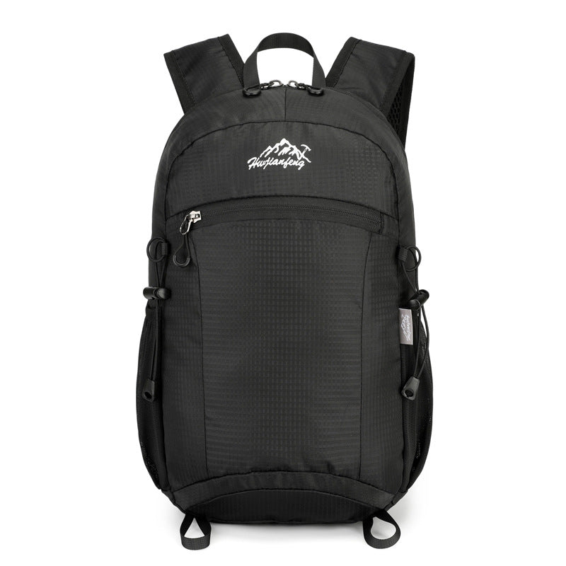 Neutral Nylon Foldable Hiking Backpack, Lightweight Storage